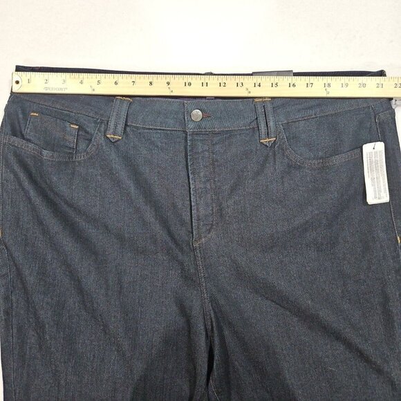 NYDJ Not Your Daughters Womens Barbara Boot Cut Jeans Size 26W‎ Dark Wash - Picture 10 of 12